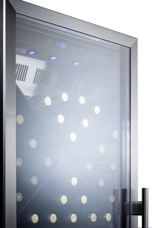 24" Wide Single Zone Commercial Wine Cellar - (SCR1401LHXCSS)