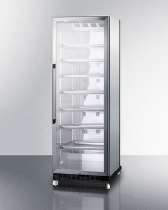 24" Wide Mini Reach-in Beverage Center With Dolly - (SCR1401RICSS)