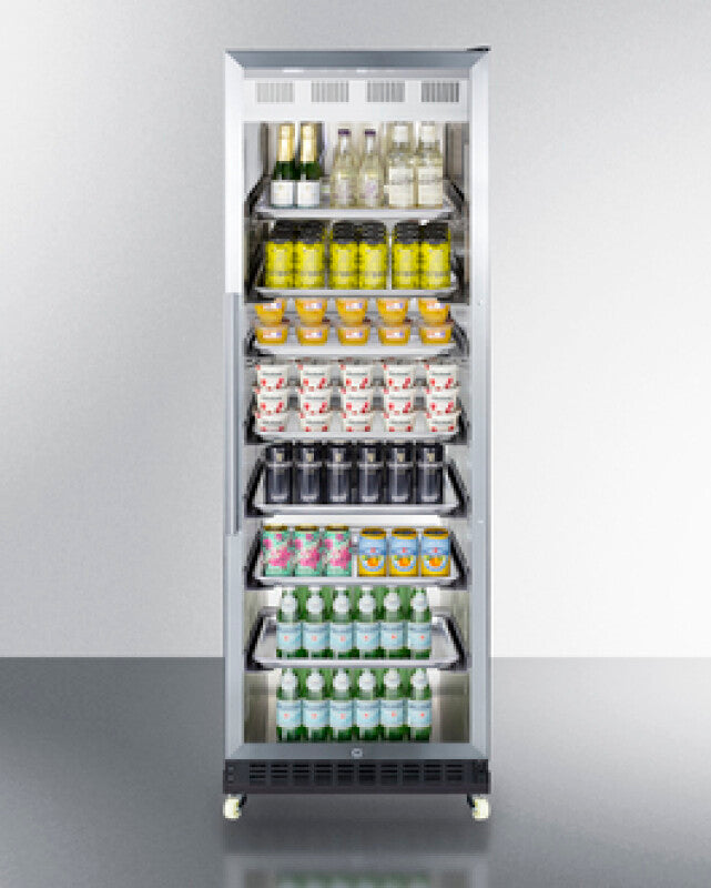 24" Wide Mini Reach-in Beverage Center With Dolly - (SCR1401RICSS)