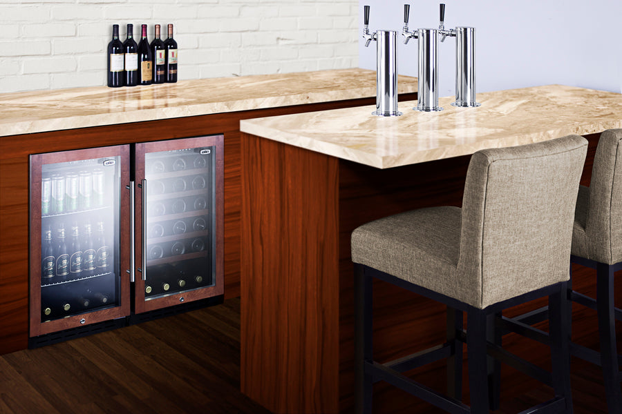 18" Wide Built-in Beverage Center, ADA Compliant (panel Not Included) - (SCR1841BPNRADA)