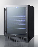 24" Wide Built-in Beverage Cooler - (SCR2466B)