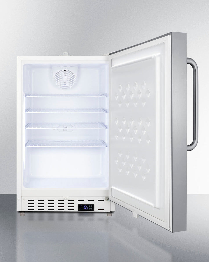 21" Wide Built-in Commercial All-refrigerator, ADA Compliant - (SCR504SSTBADA)