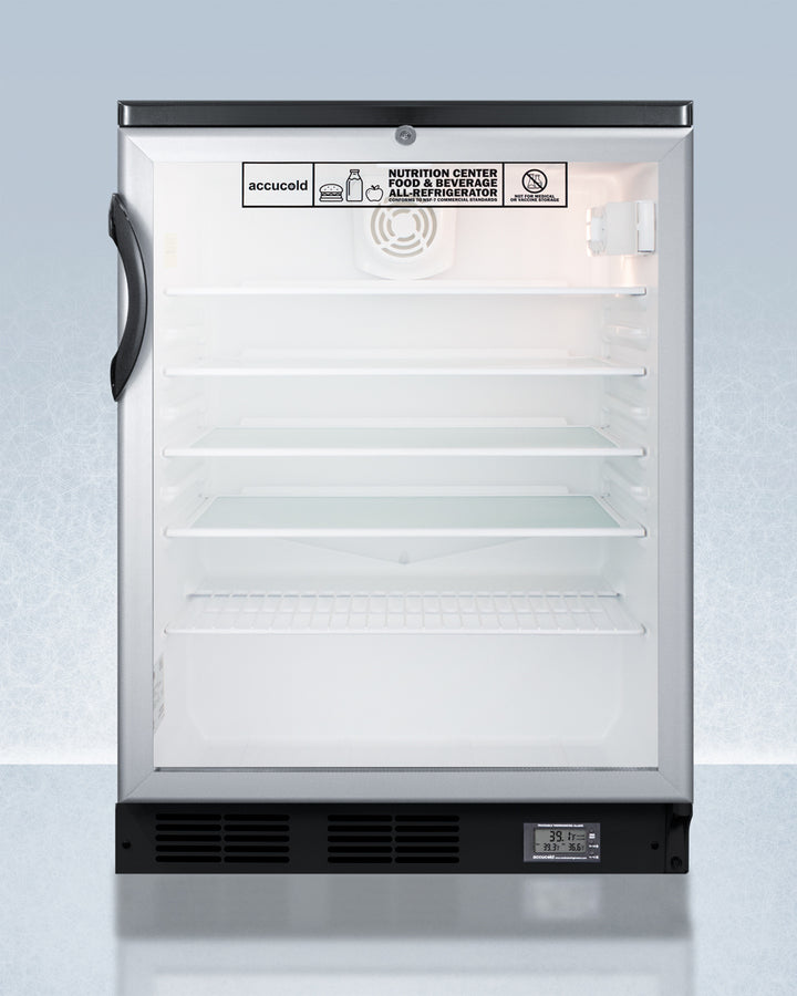 24" Wide Built-in All-refrigerator - (SCR600BGLBINZ)