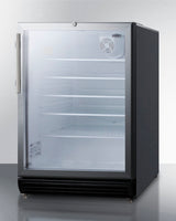 24" Wide Beverage Center - (SCR600BGLMBL)
