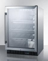 24" Wide Single Zone Built-in Commercial Wine Cellar - (SCR610BLCHCSS)