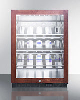 24" Wide Single Zone Built-in Commercial Wine Cellar - (SCR610BLCHPNR)