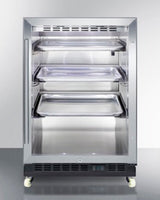 24" Wide Built-in Mini Reach-in Beverage Center With Dolly - (SCR610BLRI)
