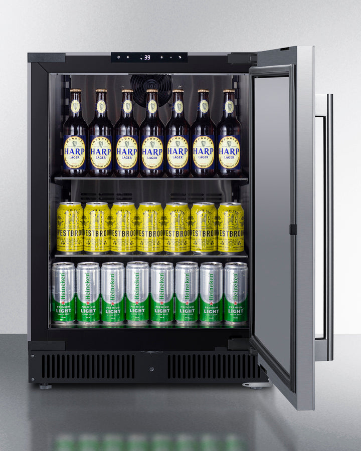 24" Wide Built-in Beverage Center - (SCR610BLSDCSS)