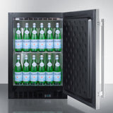 24" Wide Built-in Beverage Center - (SCR610BLSDCSS)