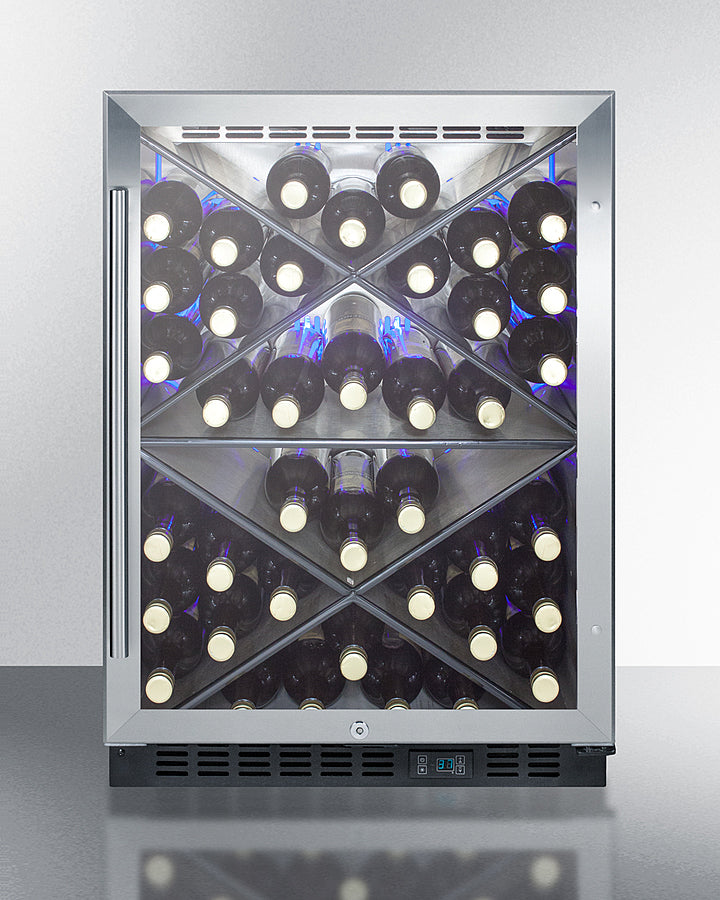 24" Wide Single Zone Built-in Commercial Wine Cellar - (SCR610BLX)