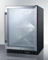 24" Wide Single Zone Built-in Commercial Wine Cellar - (SCR610BLX)