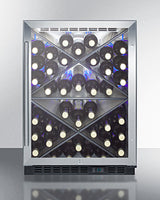24" Wide Single Zone Built-in Commercial Wine Cellar - (SCR610BLX)
