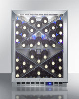 24" Wide Single Zone Built-in Commercial Wine Cellar - (SCR610BLXCSS)