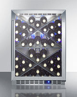 24" Wide Single Zone Built-in Commercial Wine Cellar - (SCR610BLXCSS)