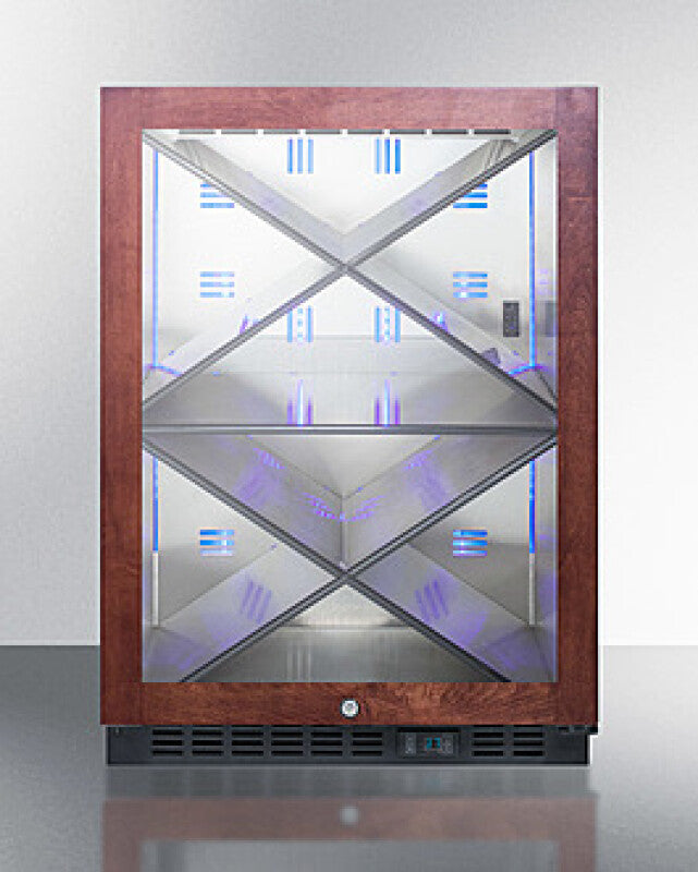 24" Wide Single Zone Built-in Commercial Wine Cellar - (SCR610BLXPNR)