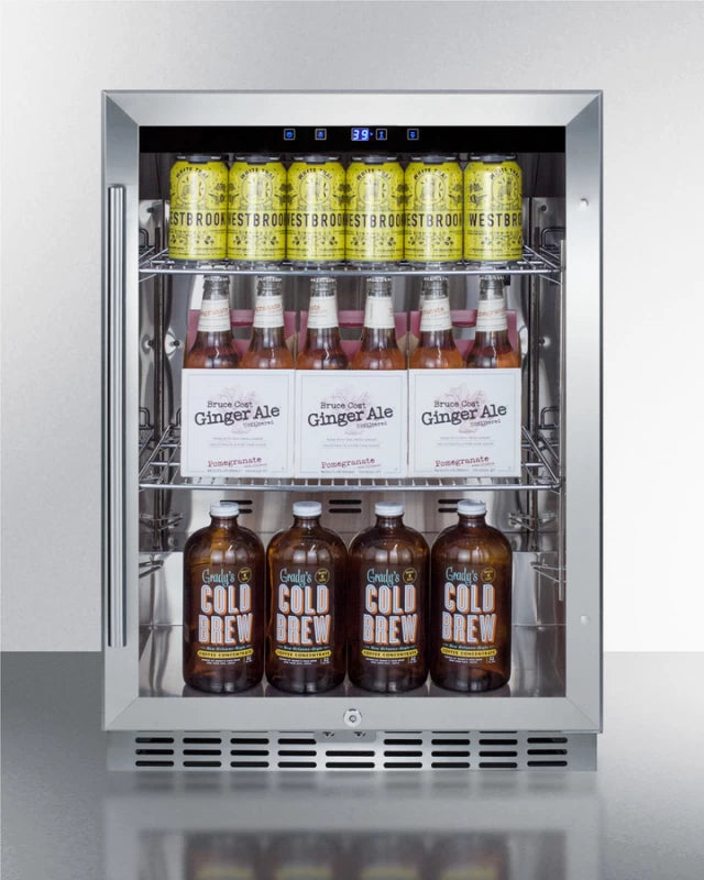 24" Wide Outdoor Beverage Center - (SCR611GLOS)