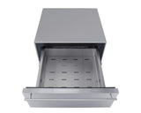 24" Wide Built-in Commercial Beverage Refrigerator With Top Drawer - (SCR615TDCSS)