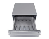 24" Wide Built-in Commercial Beverage Refrigerator With Top Drawer - (SCR615TDCSS)