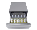 24" Wide Built-in Commercial Beverage Refrigerator With Top Drawer - (SCR615TDCSS)