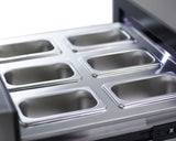 24" Wide Built-in Commercial Beverage Refrigerator With Top Drawer - (SCR615TDCSS)