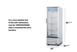 21" Wide Commercial Beverage Refrigerator - (SCR801G)
