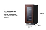 15" Wide Built-In Beverage Center (Panel Not Included) - (SDHG1533PNR)