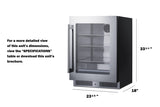 24" Wide Built-In Beverage Center - (SDHG2443LHD)