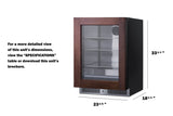 24" Wide Built-In Beverage Center (Panel Not Included) - (SDHG2443PNR)
