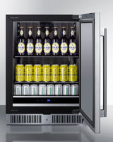 24" Wide Built-In All-Refrigerator - (SDHR2444LHD)