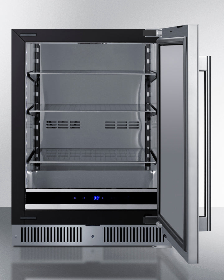 24" Wide Built-In All-Refrigerator - (SDHR2444LHD)