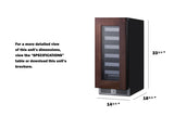 15" Wide Built-In Wine Cellar (Panel Not Included) - (SDHW1532PNR)