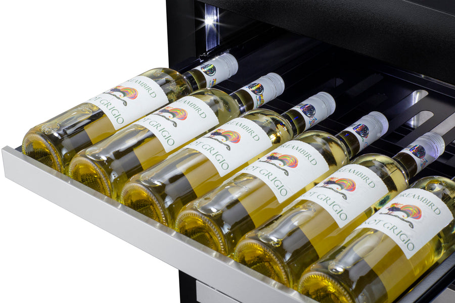 24" Wide Built-In Wine Cellar (Panel Not Included) - (SDHW2442PNRLHD)