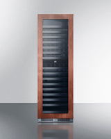 23" 98-Bottle Wine and Beverage Cooler with Glass Door and Panel - (SDHWC98PNR)