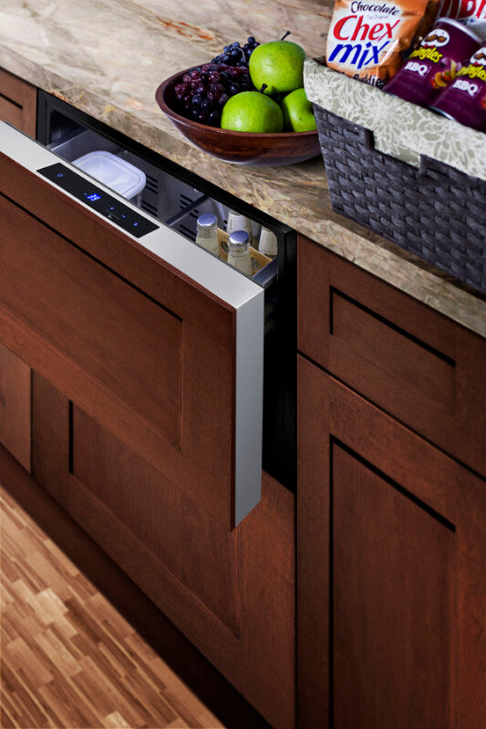 24" Wide Built-in Outdoor Drawer Refrigerator - (SDR241OS)