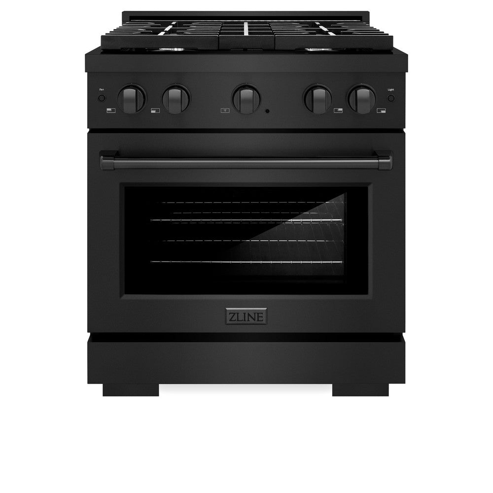 30 in. 4.2 cu. ft. Paramount Dual Fuel Range with 4 Burner Gas Cooktop and Electric Convection Oven - (SDRB30) -