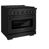36 in. 5.2 cu. ft. Paramount Dual Fuel Range with 6 Burner Gas Cooktop and Electric Convection Oven - (SDRB36) -