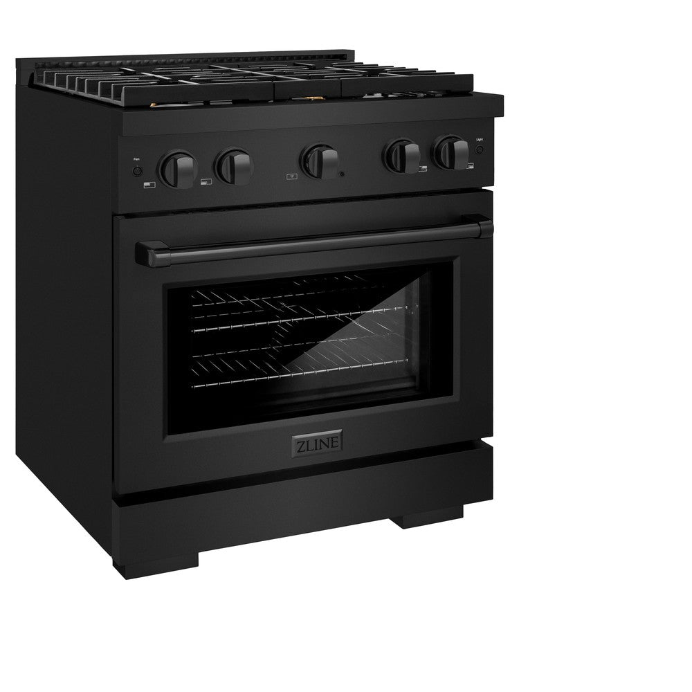 30 in. 4.2 cu. ft. Paramount Dual Fuel Range with Gas Cooktop and Electric Convection Oven - (SDRBBR30) -