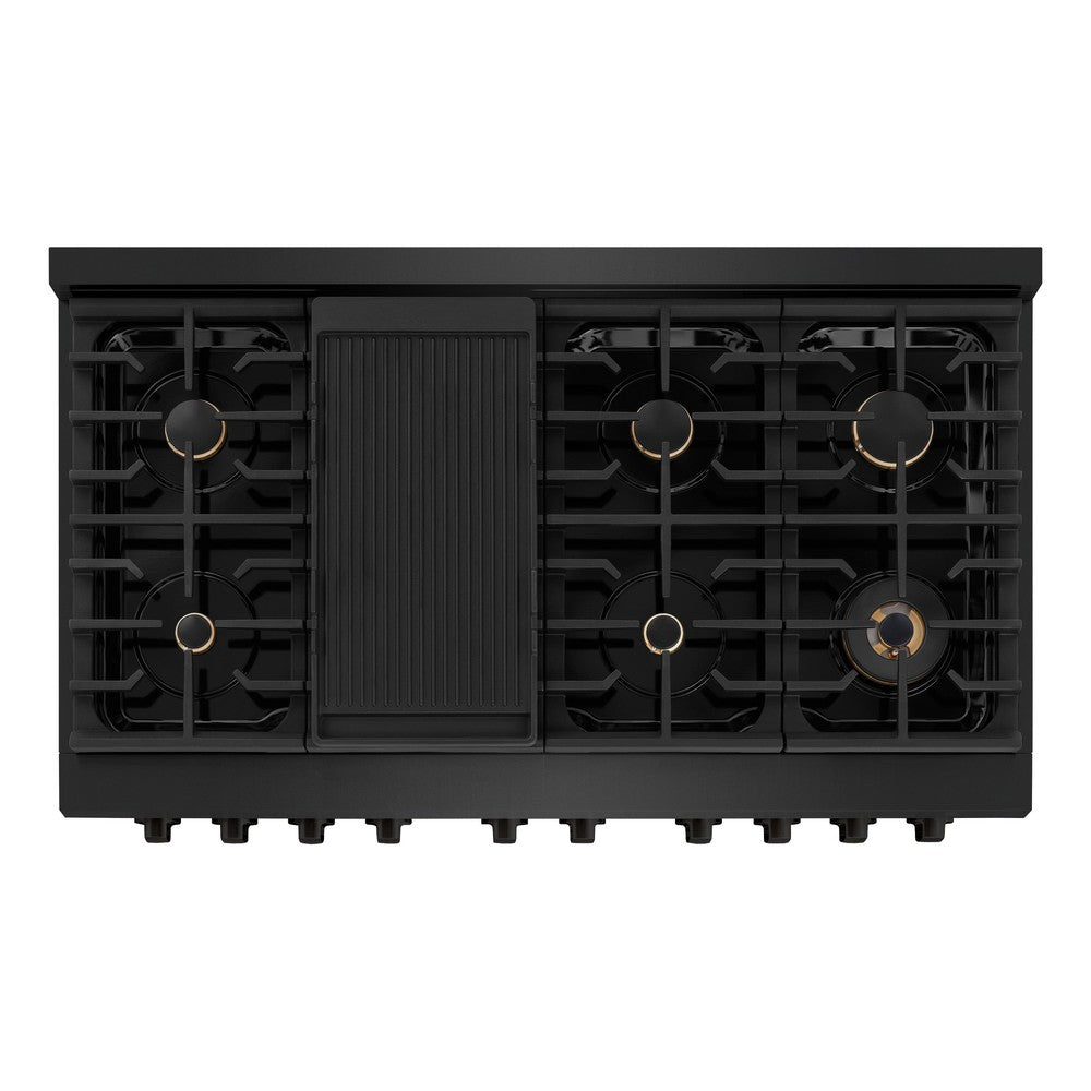 48 in. 6.7 cu. ft. Paramount Double Oven Dual Fuel Range - (SDRBBR48) -