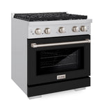 30 in. 4.2 cu. ft. Paramount Dual Fuel Range with 4 Burner Gas Cooktop and Electric Convection Oven - (SDRBLM30) -