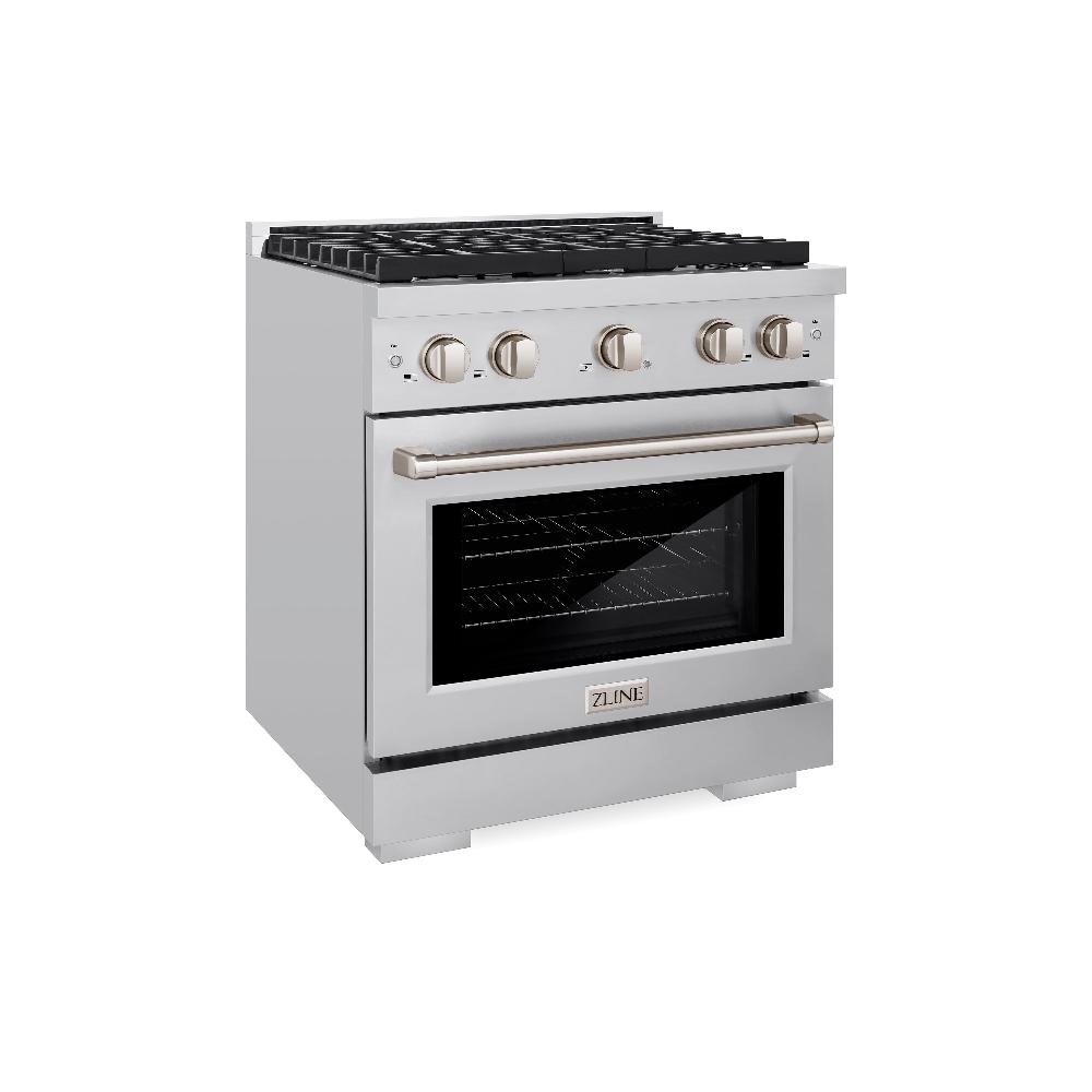 30 in. 4.2 cu. ft. Paramount Dual Fuel Range with Gas Cooktop and Electric Convection Oven - (SDRBR30) -