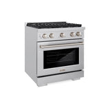 30 in. 4.2 cu. ft. Paramount Dual Fuel Range with Gas Cooktop and Electric Convection Oven - (SDRBR30) -