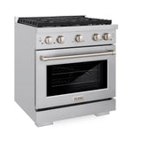 30 in. 4.2 cu. ft. Paramount Dual Fuel Range with Gas Cooktop and Electric Convection Oven - (SDRBR30) -