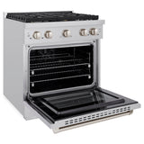 30 in. 4.2 cu. ft. Paramount Dual Fuel Range with Gas Cooktop and Electric Convection Oven - (SDRBR30) -