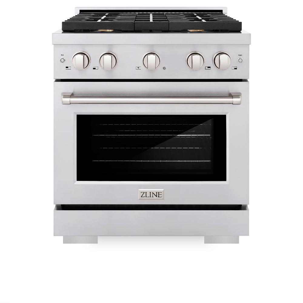 30 in. 4.2 cu. ft. Paramount Dual Fuel Range with Gas Cooktop and Electric Convection Oven - (SDRBR30) -