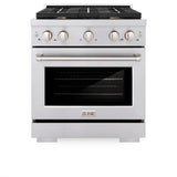 30 in. 4.2 cu. ft. Paramount Dual Fuel Range with Gas Cooktop and Electric Convection Oven - (SDRBR30) -