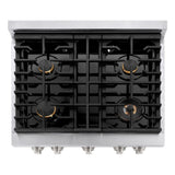 30 in. 4.2 cu. ft. Paramount Dual Fuel Range with Gas Cooktop and Electric Convection Oven - (SDRBR30) -