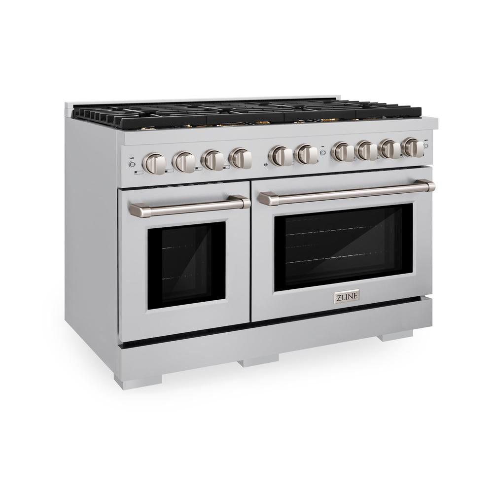 48 in. 6.7 cu. ft. Paramount Double Oven Dual Fuel Range - (SDRBR48) -