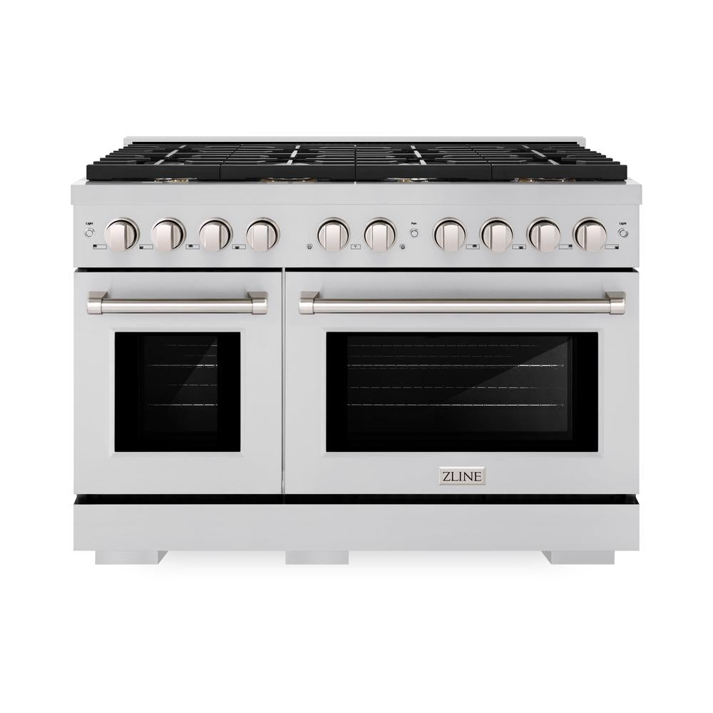 48 in. 6.7 cu. ft. Paramount Double Oven Dual Fuel Range - (SDRBR48) -