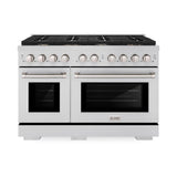 48 in. 6.7 cu. ft. Paramount Double Oven Dual Fuel Range - (SDRBR48) -