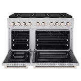 48 in. 6.7 cu. ft. Paramount Double Oven Dual Fuel Range - (SDRBR48) -